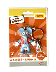 Simpsons ITCHY Mouse KEYCHAIN