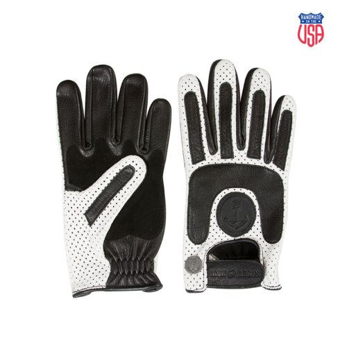 Elisinore Glove (Whited/Black) 60%off